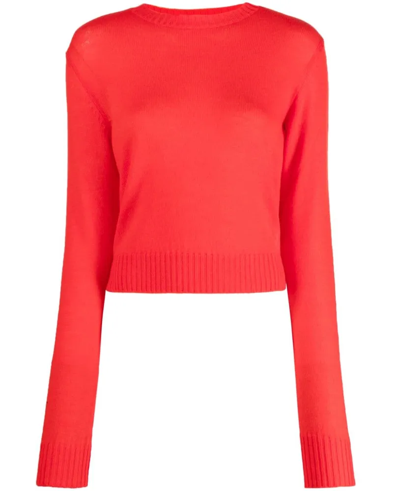 Jil Sander Pullover mit Rundhalsausschnitt - Rot Rot