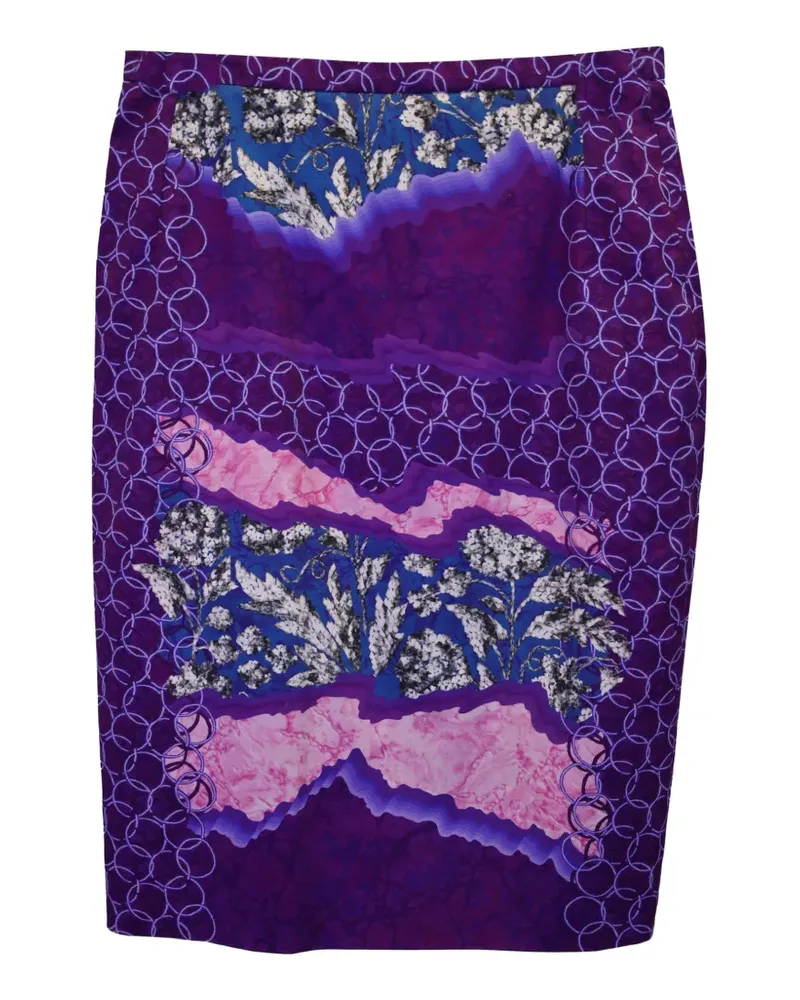 Peter Pilotto printed pencil skirt - Violett Violett