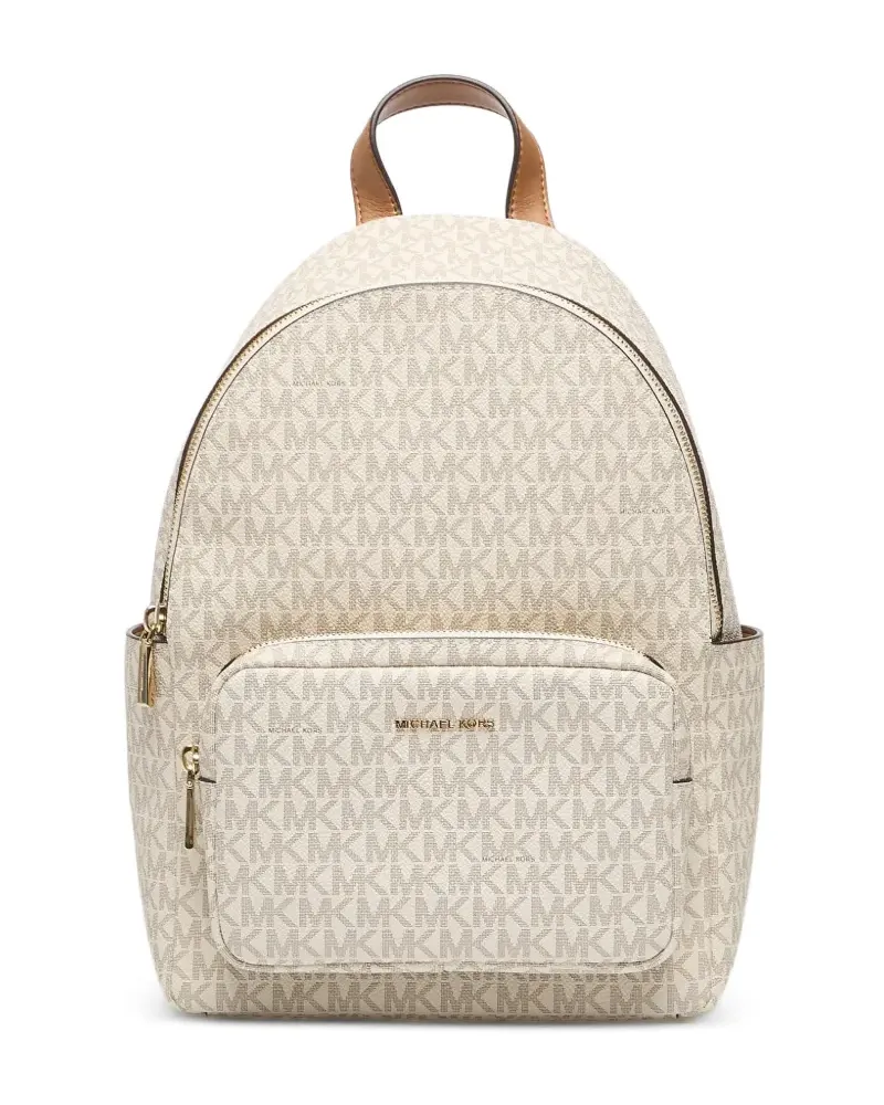 Michael Kors Tanner monogram-print backpack - Nude Nude