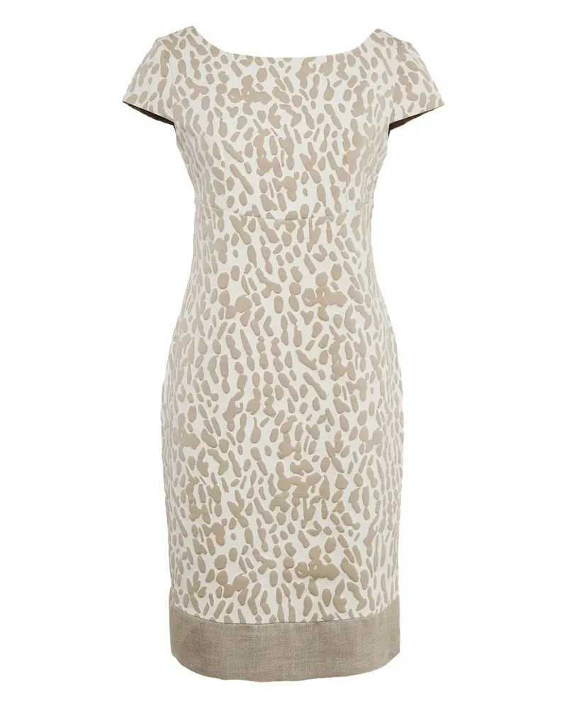 Max Mara Pre-owned Minikleid mit angeschnittenen Ärmeln - Nude Nude