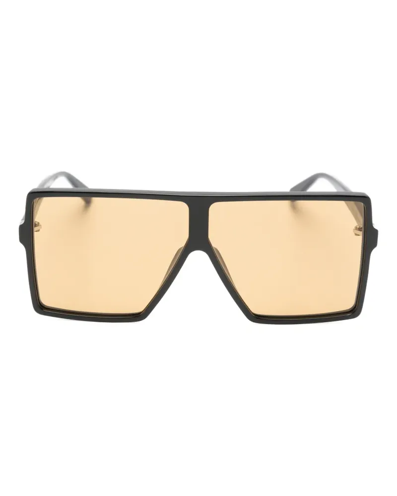 Saint Laurent SL 909 Betty S geometric-frame sunglasses - Schwarz Schwarz
