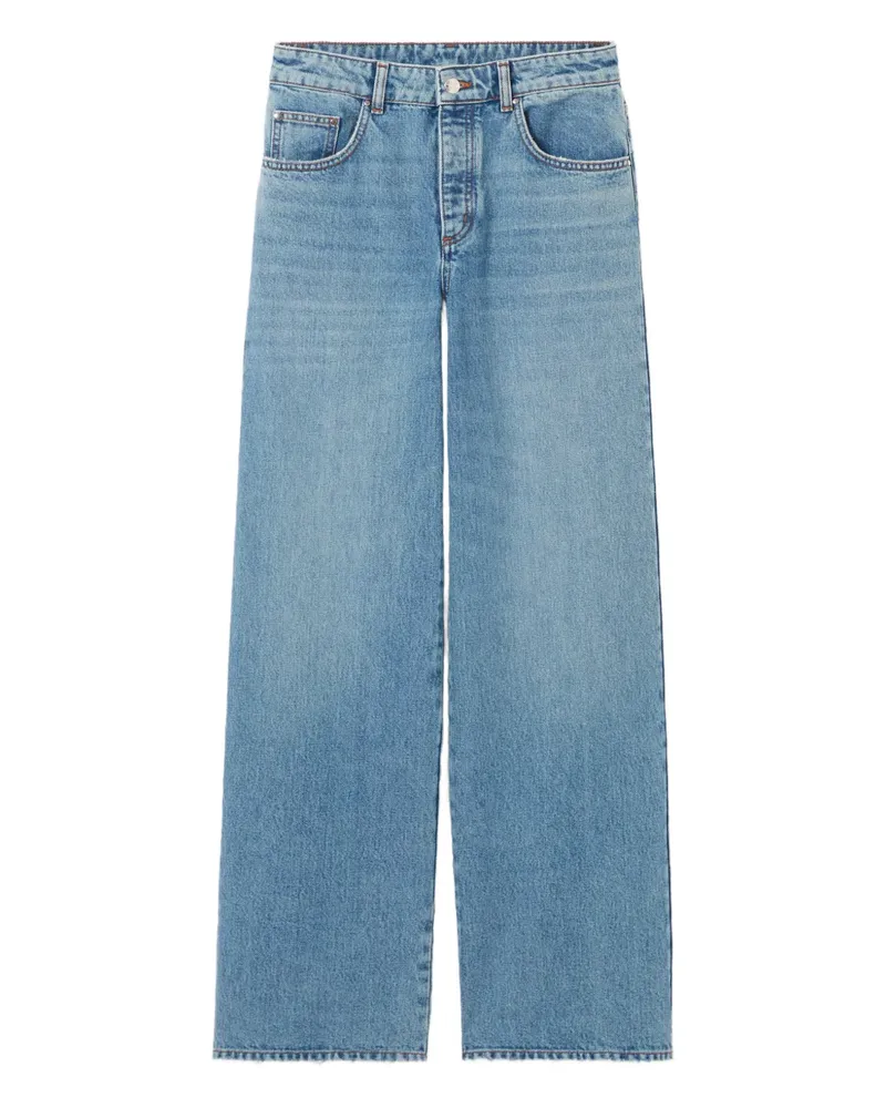 Claudie Pierlot Jeans mit weitem Bein - Blau Blau