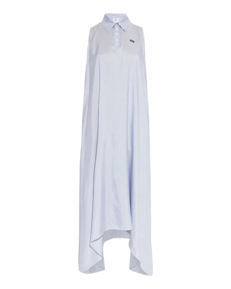 VETEMENTS silk maxi dress - Blau Blau