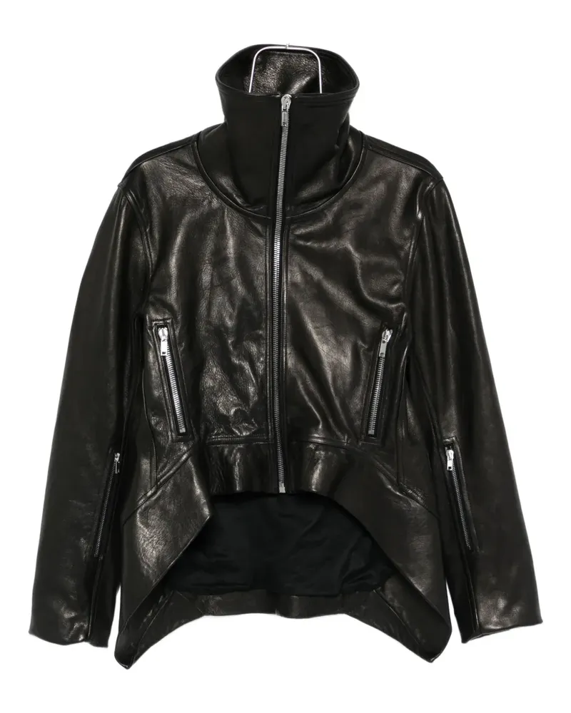 Rick Owens Exploder leather jacket - Schwarz Schwarz