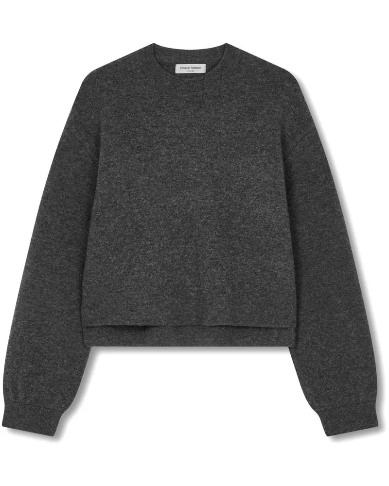 STUDIO TOMBOY Pullover mit meliertem Effekt - Grau Grau