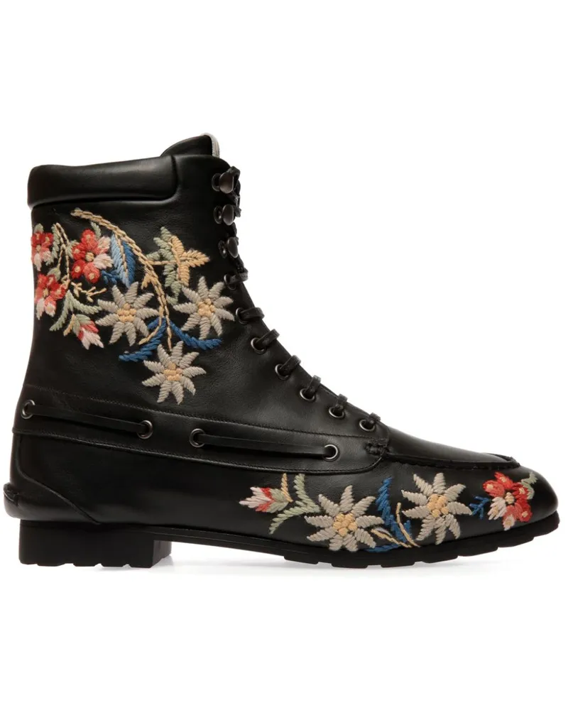 Bally Alpine Flowers Stiefel - Schwarz Schwarz