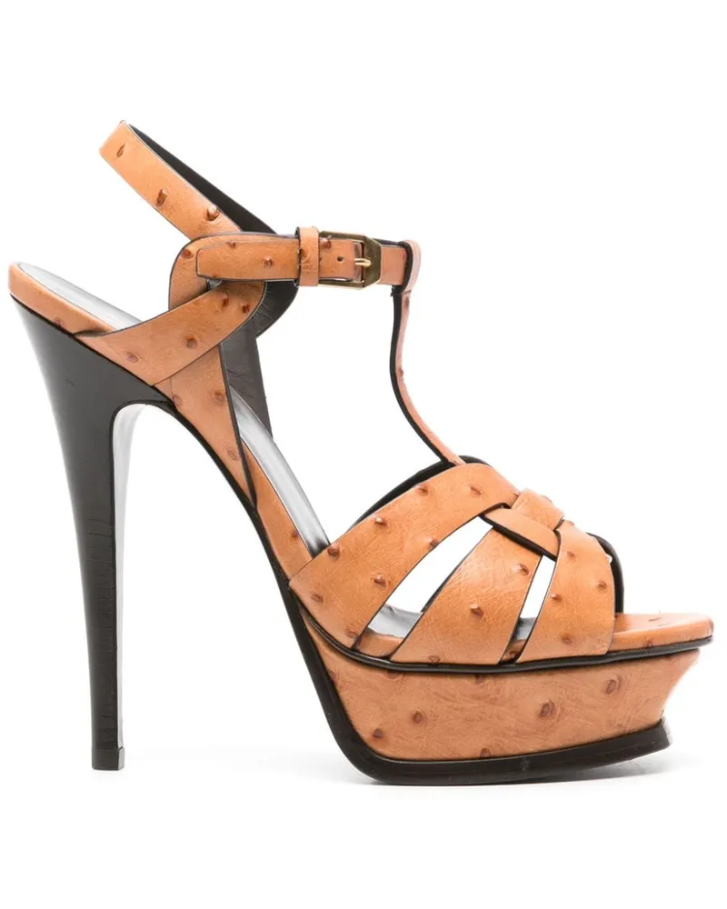 Saint Laurent Tribute Sandalen 140mm - Nude Nude
