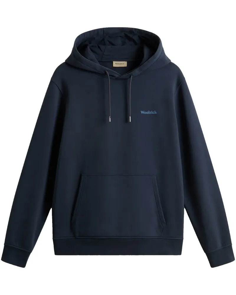 Woolrich Hoodie mit grafischem Print - Blau Blau