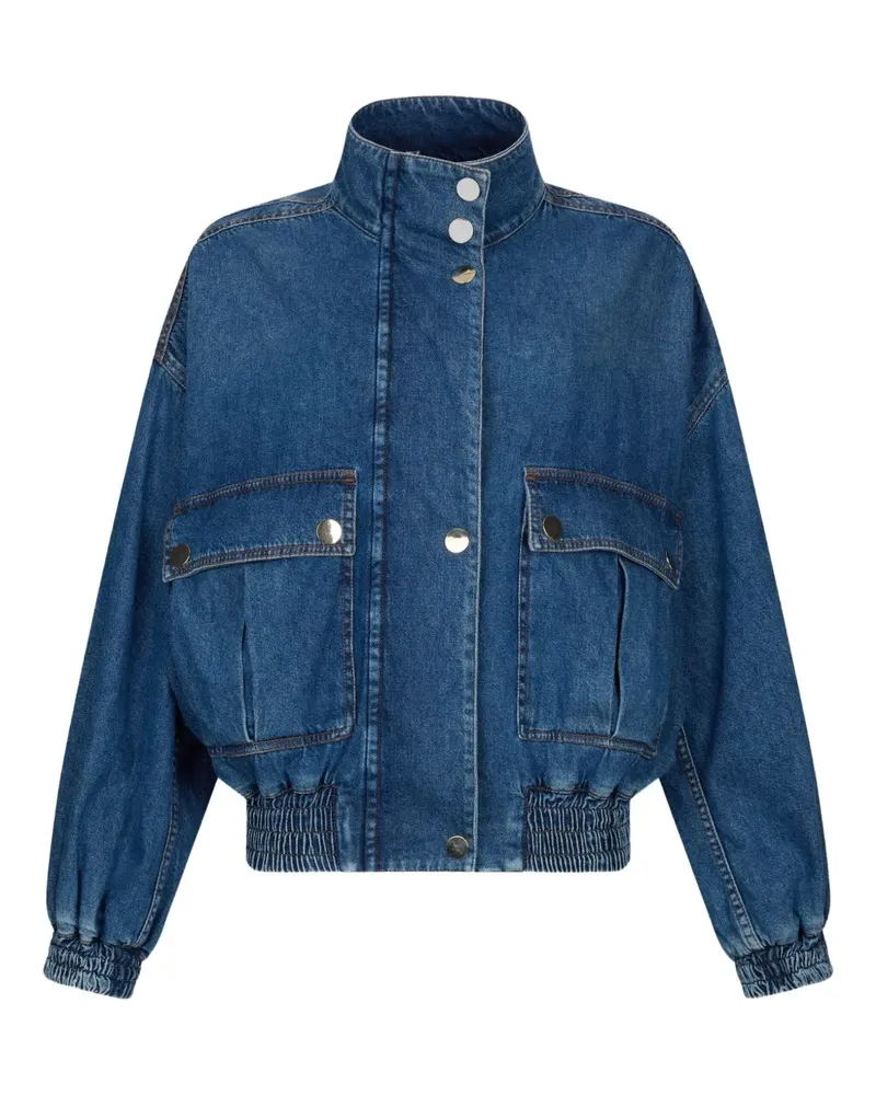 Liu Jo Jeans-Bomberjacke mit Stehkragen - Blau Blau