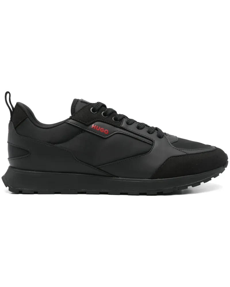 HUGO BOSS Sneakers mit Logo-Verzierung - Schwarz Schwarz
