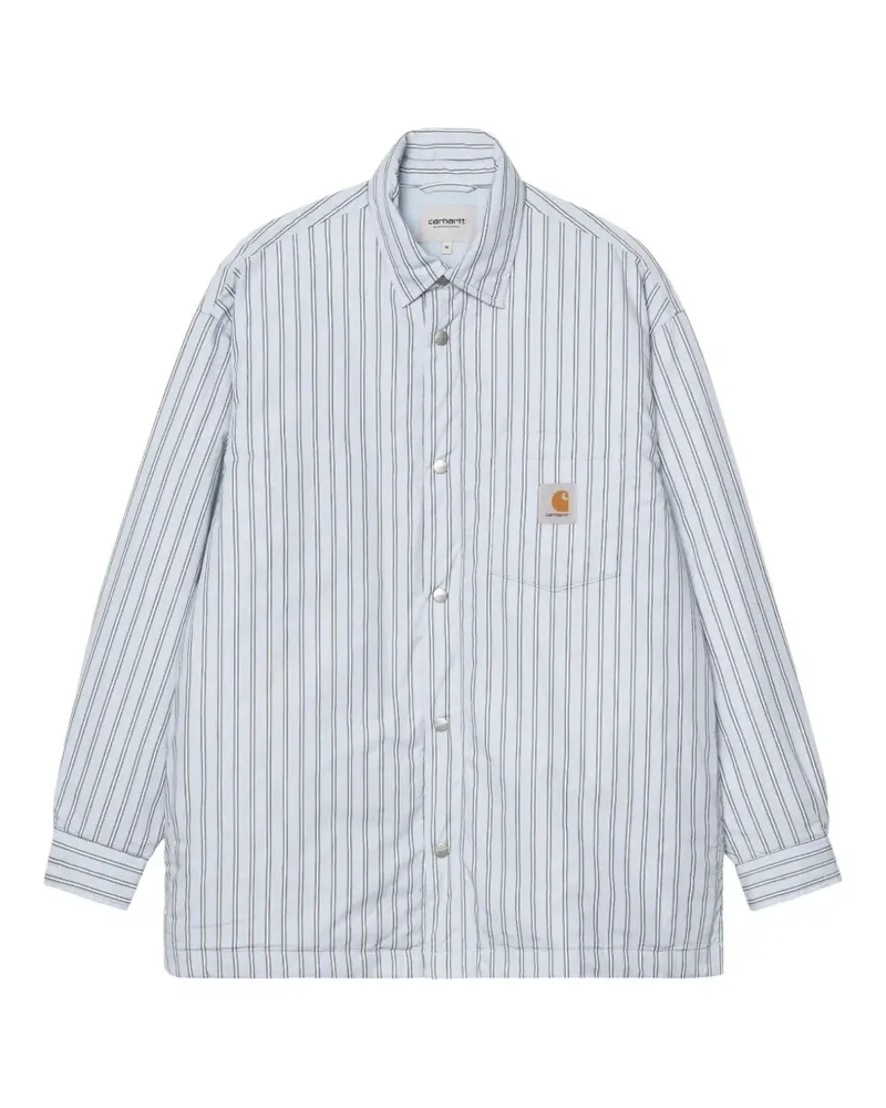 Carhartt WIP Gestreiftes Grimsby Hemd - Blau Blau