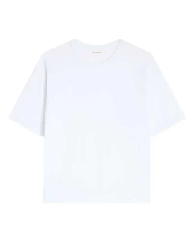 Dries van Noten Klassisches T-Shirt - Weiß Weiß