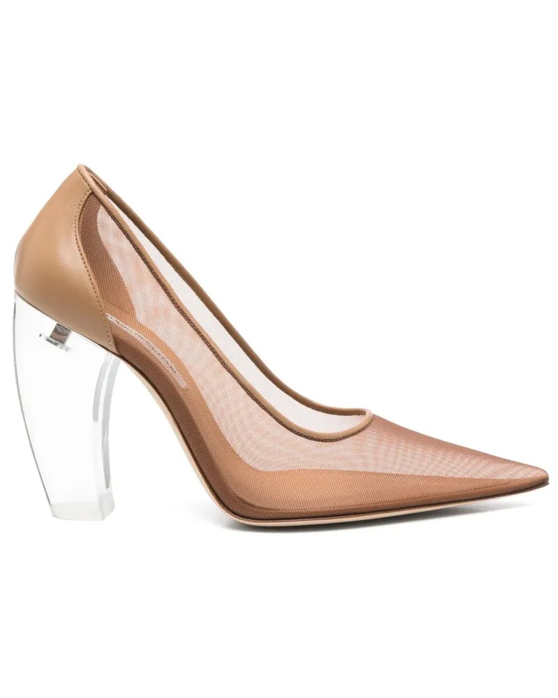 Victoria Beckham Mesh-Pumps mit Absatz - Braun Braun