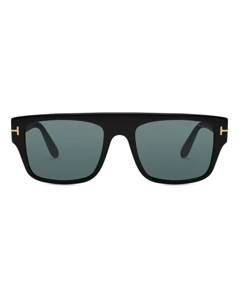 Tom Ford Eckige Dunning Sonnenbrille - Schwarz Schwarz
