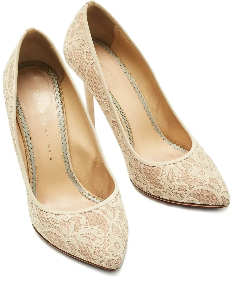 Charlotte Olympia Monroe Pumps mit spitzer Kappe - Nude Nude