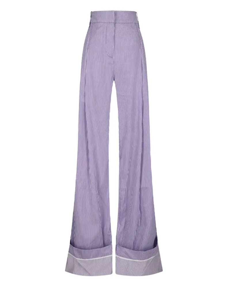 Des Phemmes Gestreifte Hose - Violett Violett