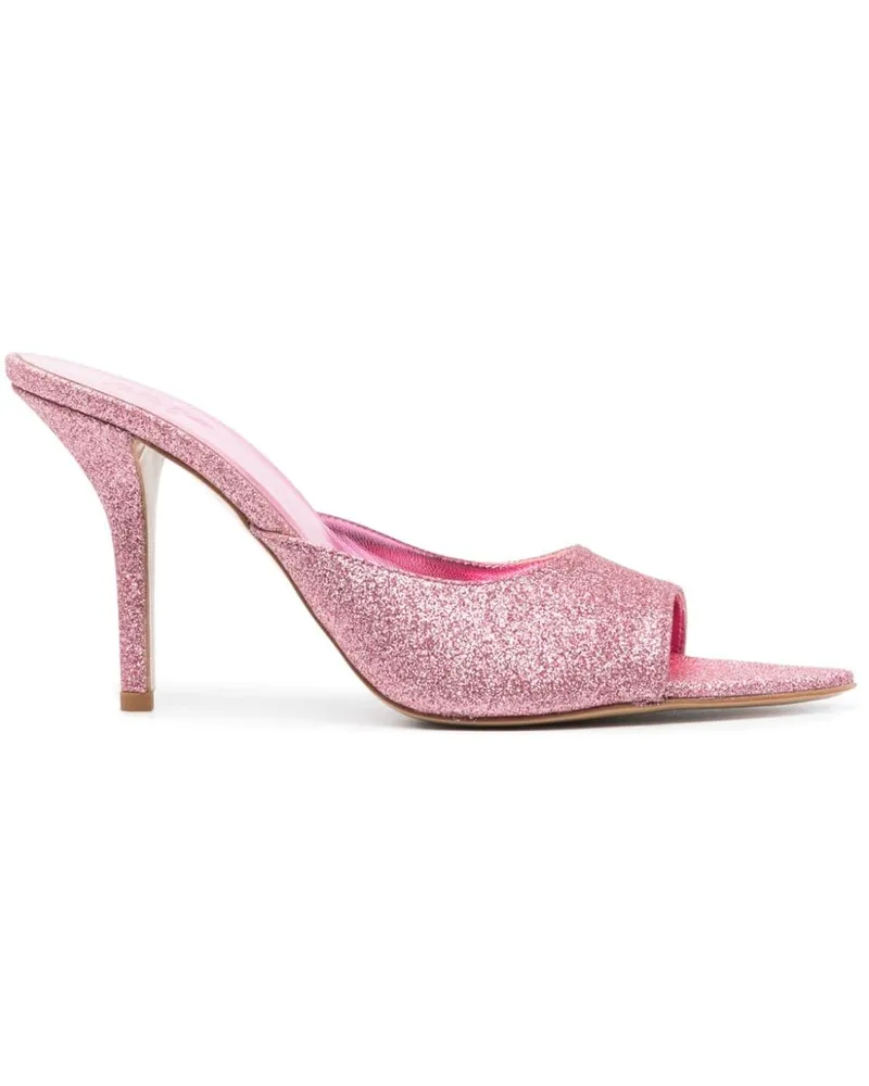 Gia Borghini x Pernille Teisbaek Perni Mules 100mm Rosa