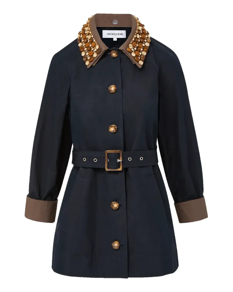Veronica Beard Langham Jacke mit Gürtel - Blau Blau