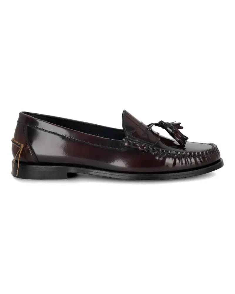 Fortela Sophie tassel leather loafers - Braun Braun