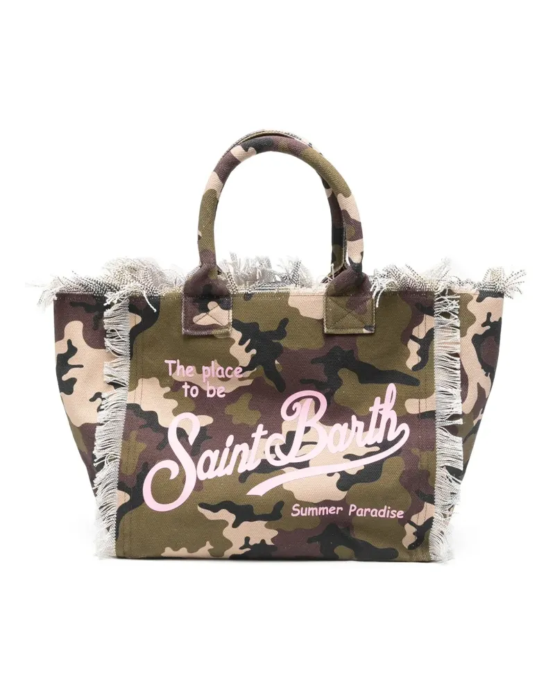 MC2 Saint Barth Tote Bag mit Camouflage-Print - Braun Braun