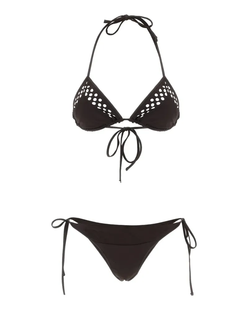 ATTICO Il Primo Bagno Bikini mit Cut-Out - Braun Braun