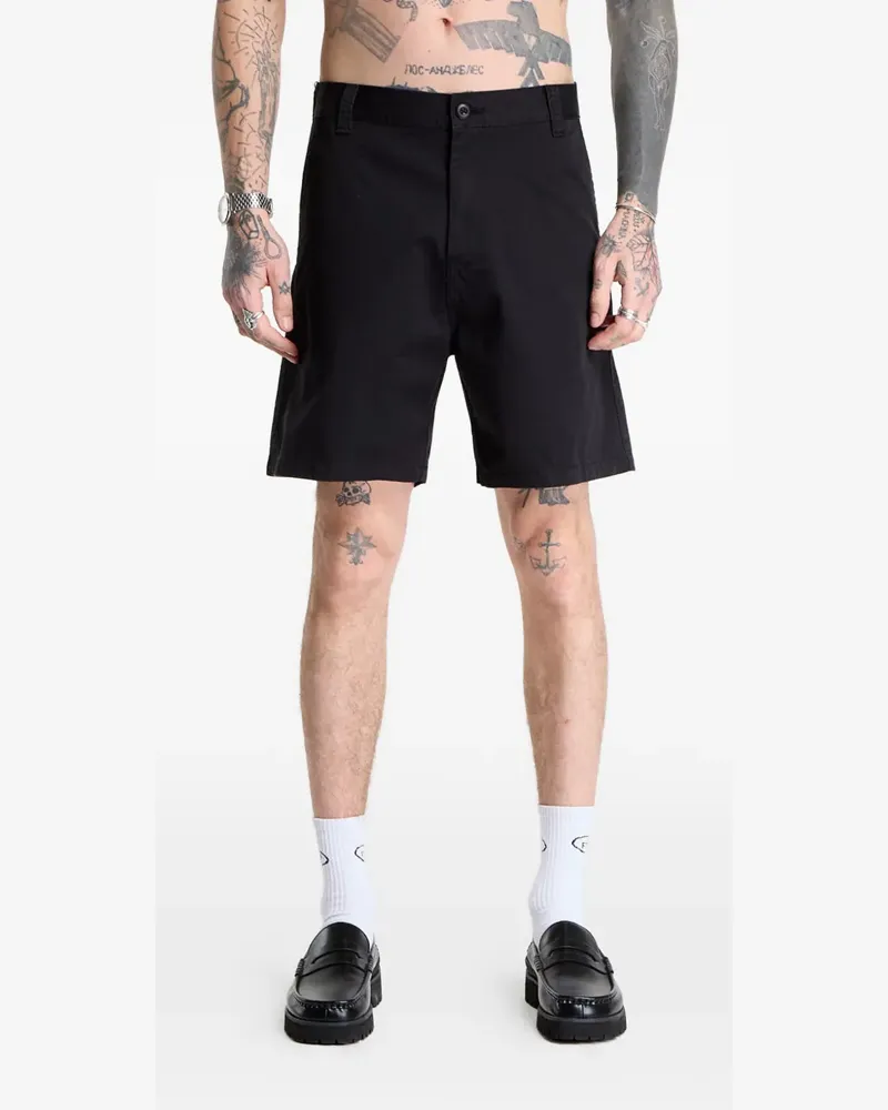 Carhartt WIP Brady logo-patch shorts - Schwarz Schwarz