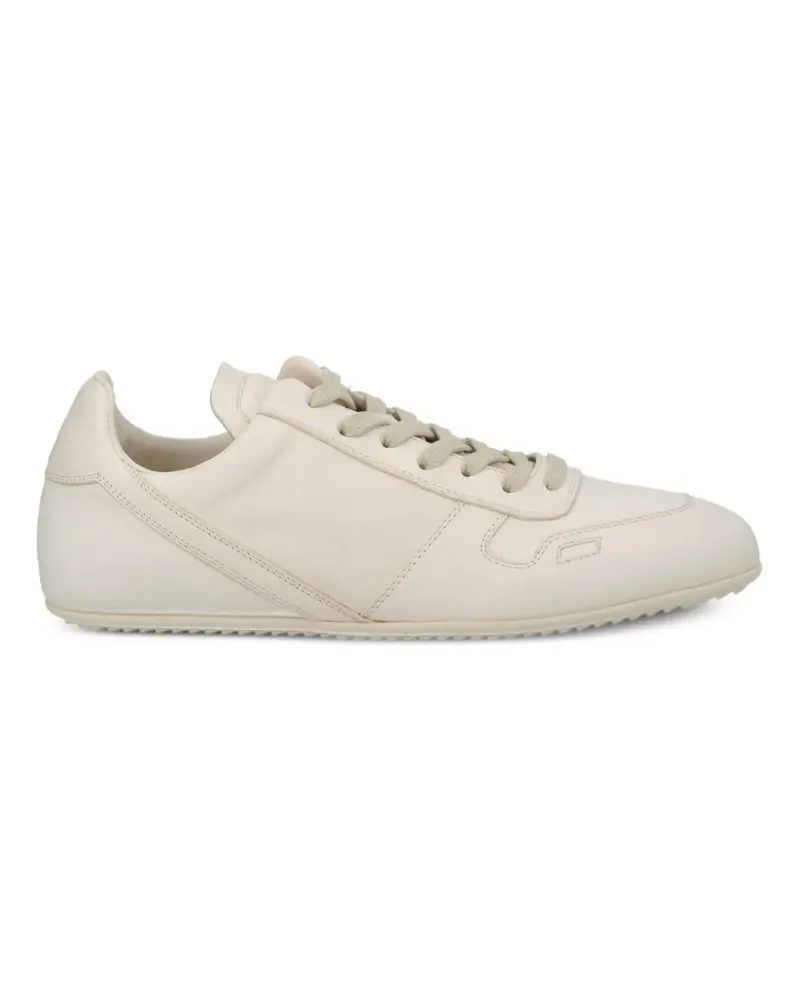 Rick Owens Minimal Sneaks leather sneakers - Nude Nude
