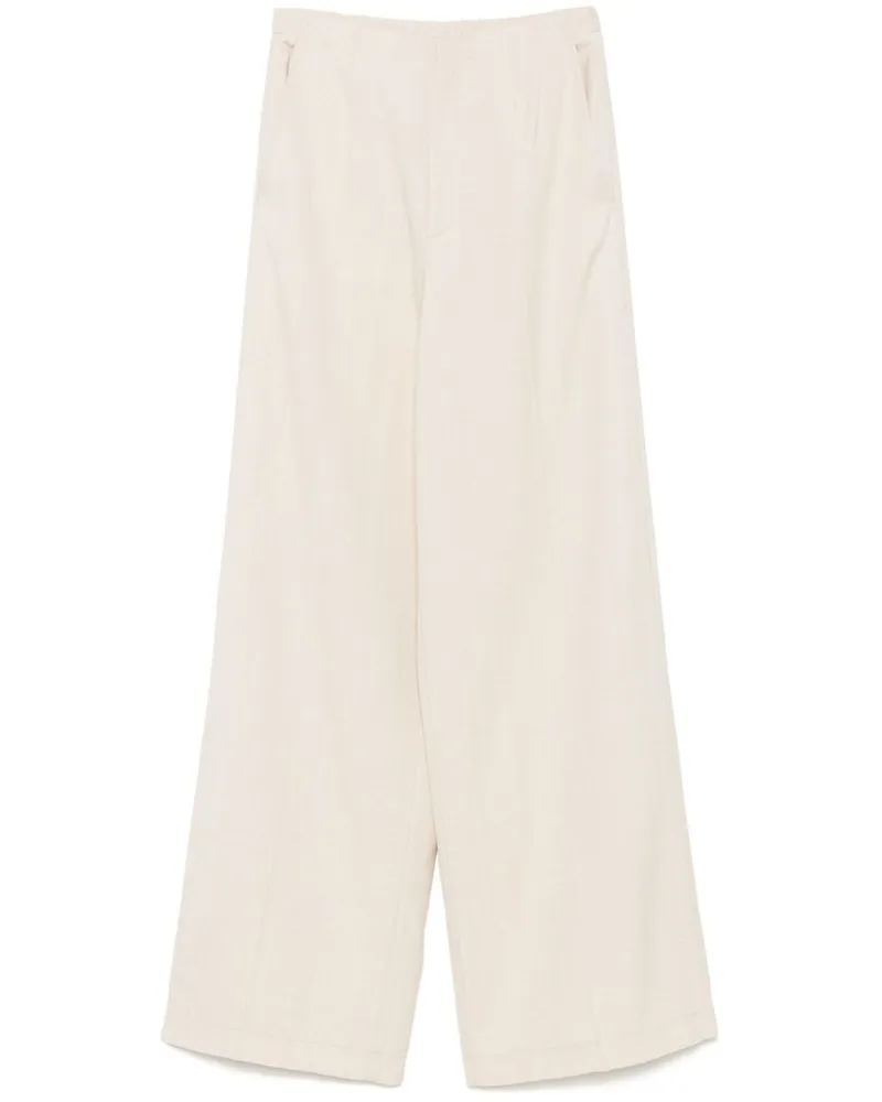 forte_forte Hose mit weitem Bein - Nude Nude
