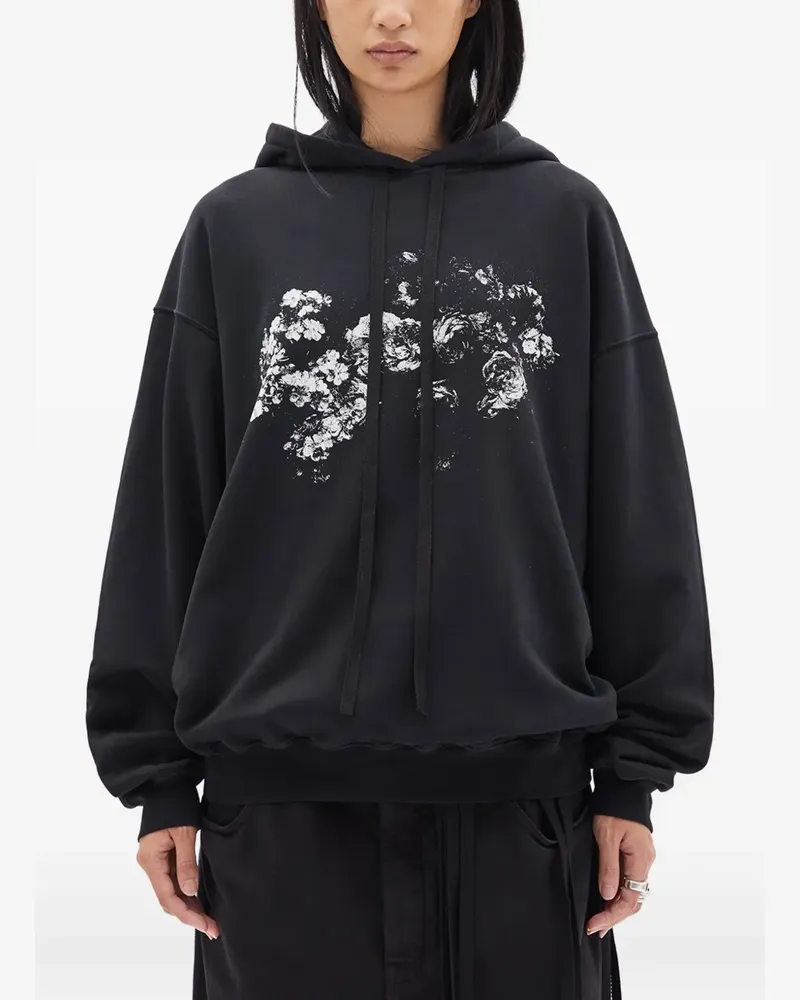 Ann Demeulemeester Gebürstetes Sweatshirt - Schwarz Schwarz