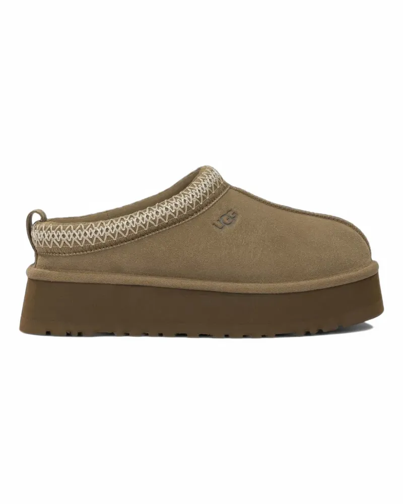 UGG Tazz II suede platform slippers - Nude Nude