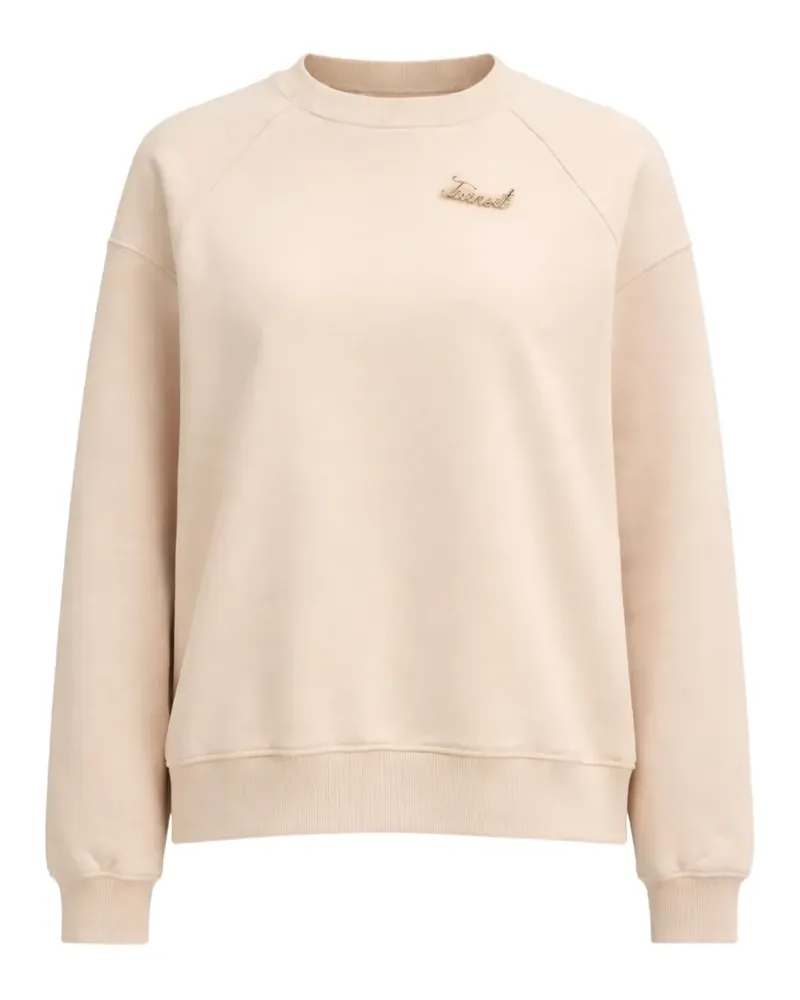 Twin-Set Sweatshirt mit Logo - Nude Nude