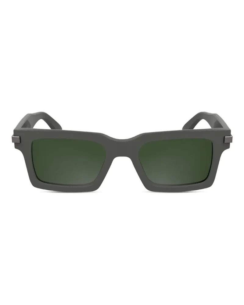 Calvin Klein Sonnenbrille mit eckigem Gestell - Grau Grau