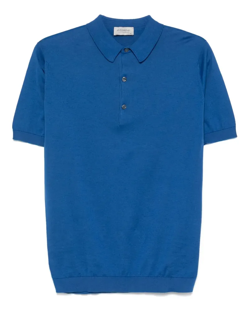 John Smedley Adrian' Poloshirt - Blau Blau