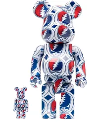 Medicom Toy x Grateful Dead BE@RBRICK 100% und 400% Figuren-Set Weiß