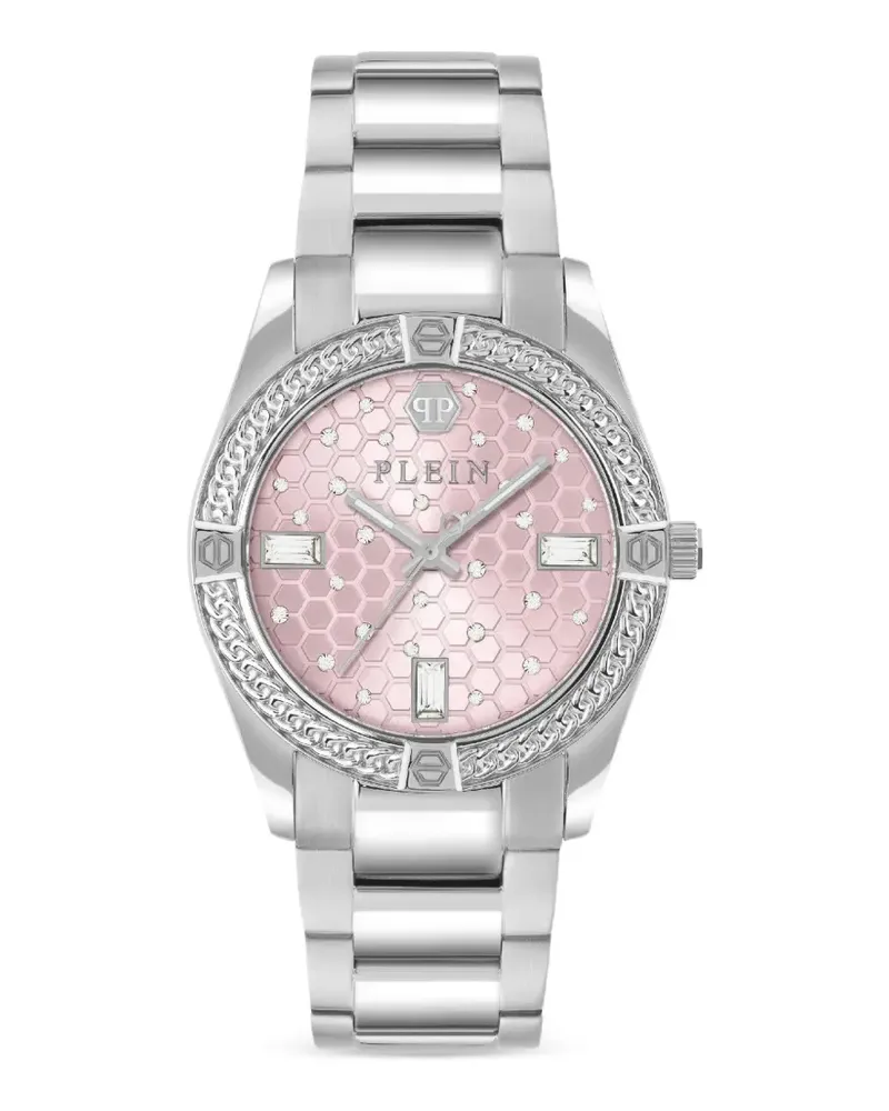 Philipp Plein Plein Icon Chain Armbanduhr 36mm - Rosa Rosa