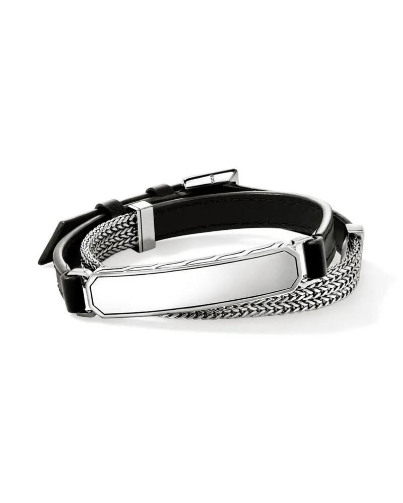 John Hardy ID Wrap Armband - Silber Silber