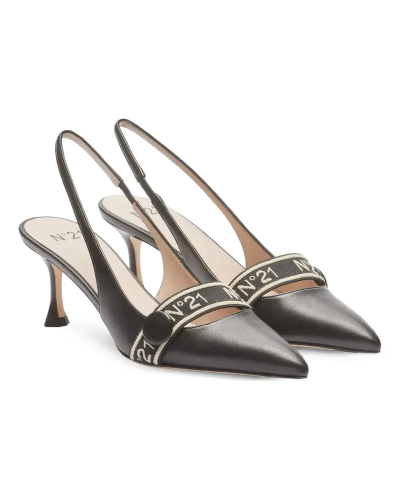 N° 21 strap pumps - Schwarz Schwarz