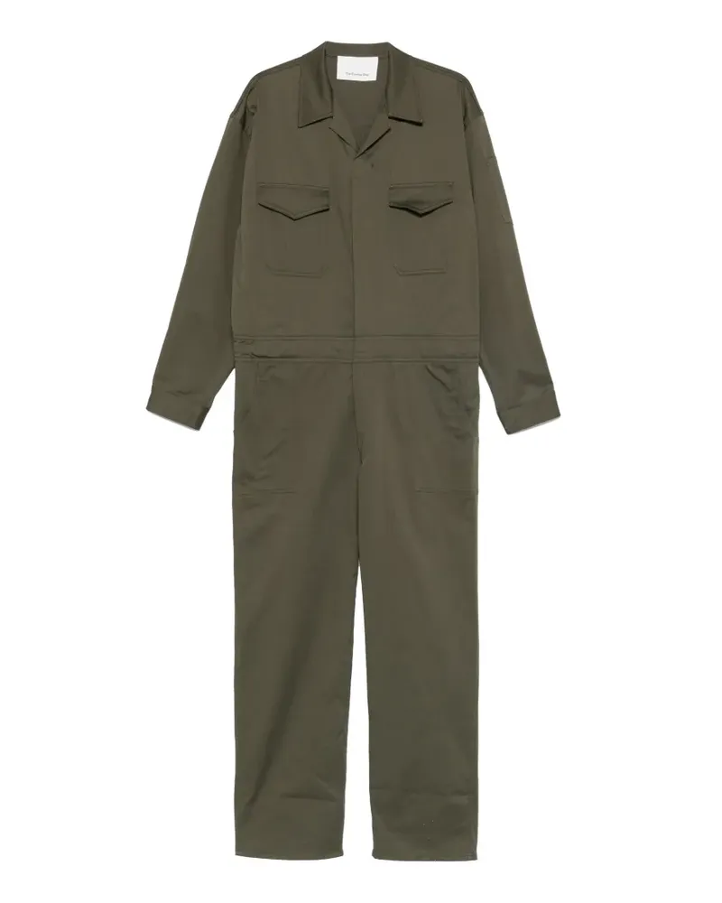 FRANKIE Shop Ardea flap-pocket jumpsuit - Grün Grün