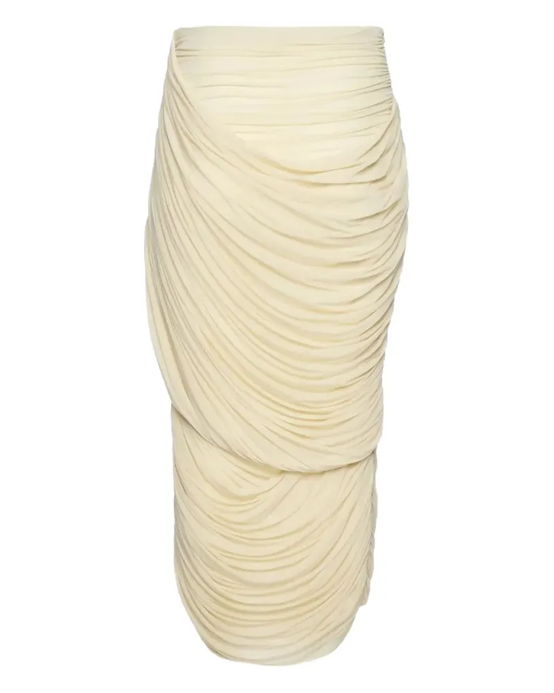 Magda Butrym draped skirt - Nude Nude