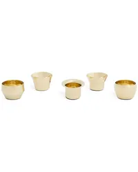 Skultuna Kin' 5er-Set Kerzenhalter Gold