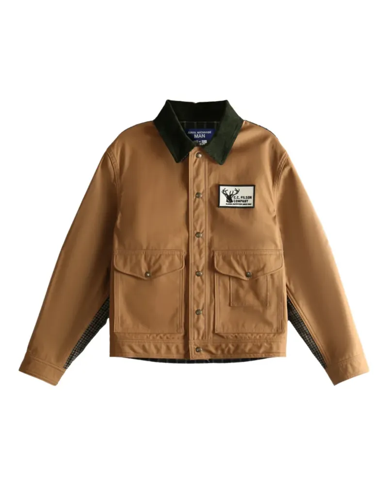 Junya Watanabe Filson Deck patchwork panelled jacket - Nude Nude