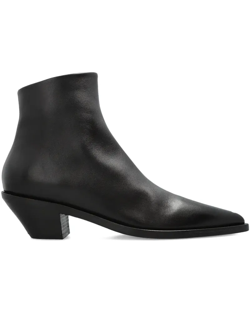 Marsèll Stiefeletten mit spitzer Kappe 50mm - Schwarz Schwarz