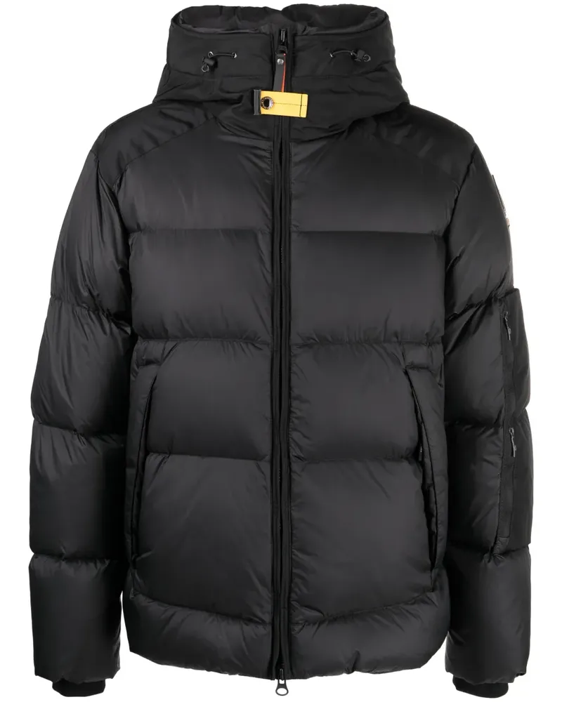 Parajumpers Gefütterte Kapuzenjacke - Schwarz Schwarz