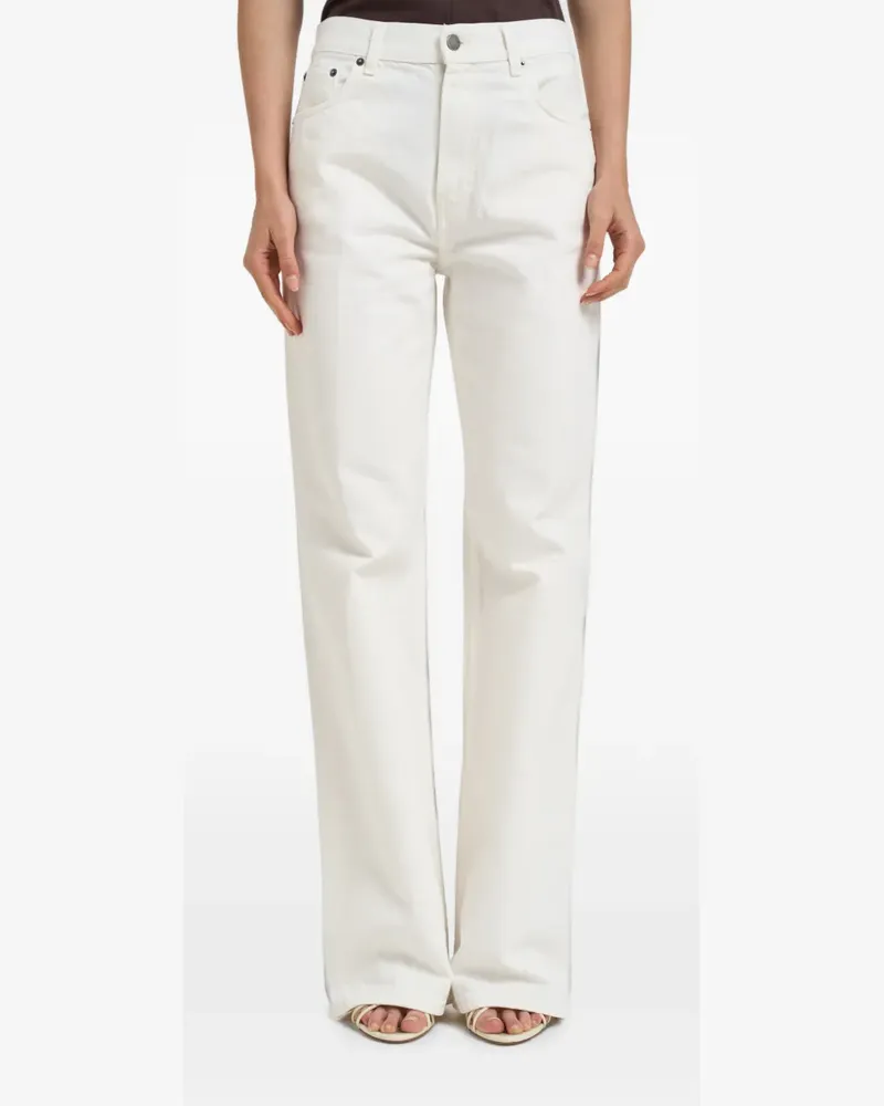 Haikure logo-patch jeans - Weiß Weiß