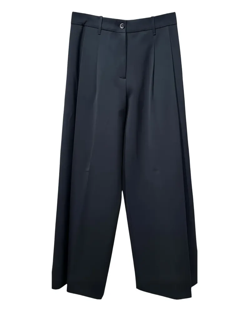 nine:inthe:morning dart-detail tailored trousers - Schwarz Schwarz