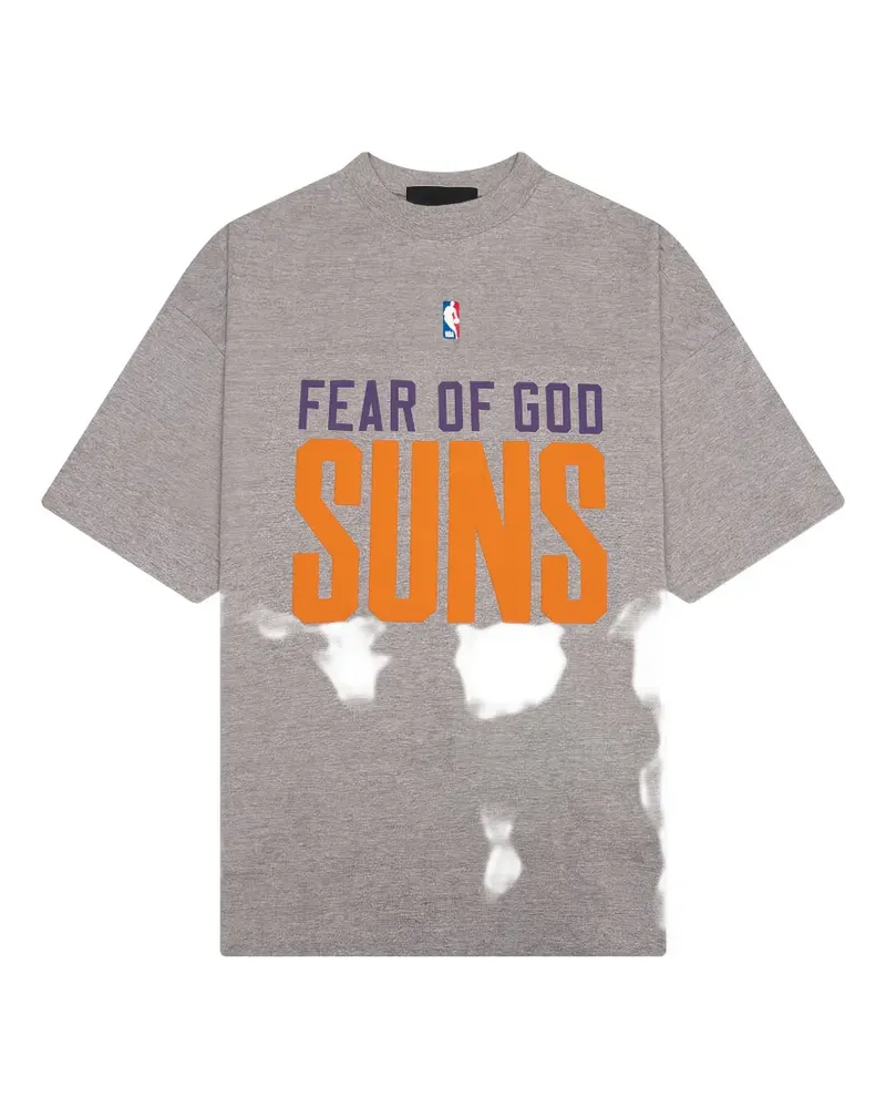 Fear of God x NBA Suns 90s Teenba print T-shirt - Grau Grau