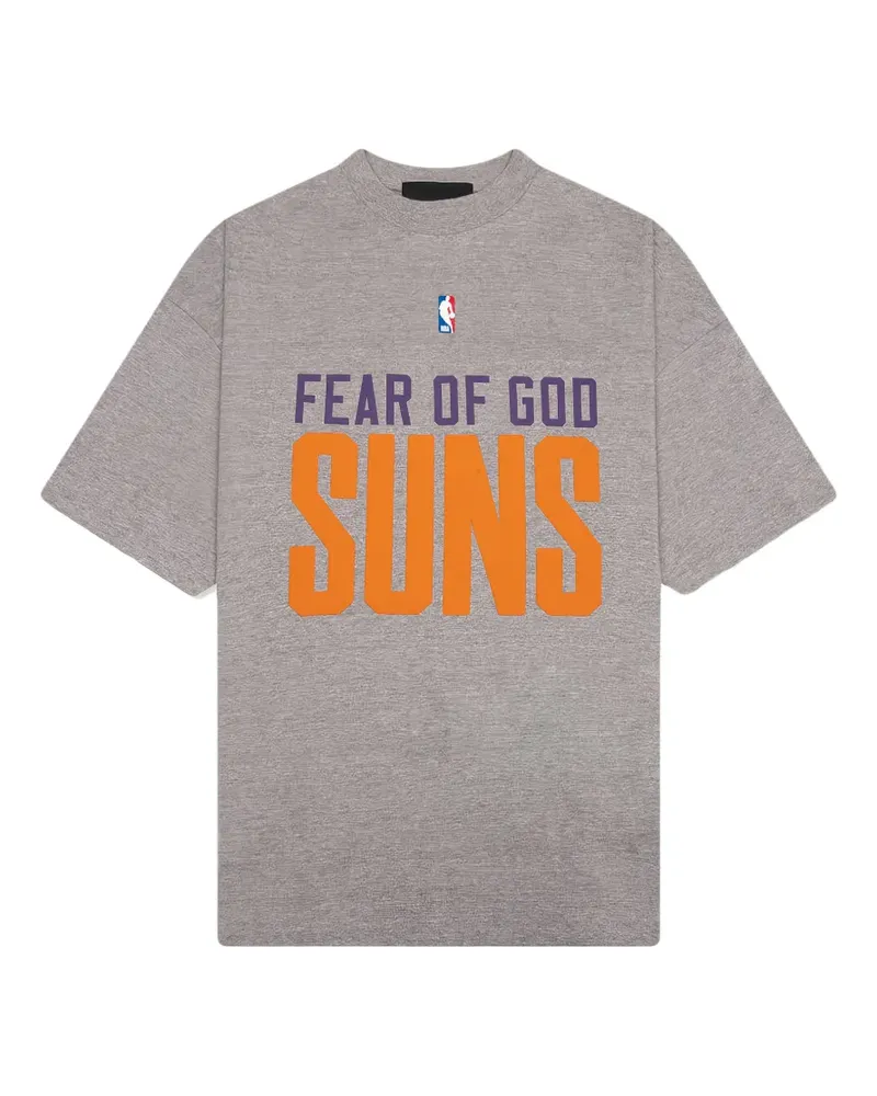 Fear of God x NBA Suns 90s Teenba print T-shirt - Grau Grau