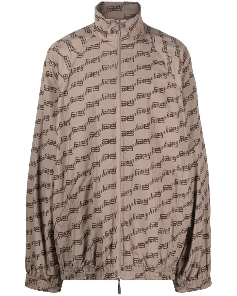 Balenciaga BB Monogram Sportjacke - Braun Braun