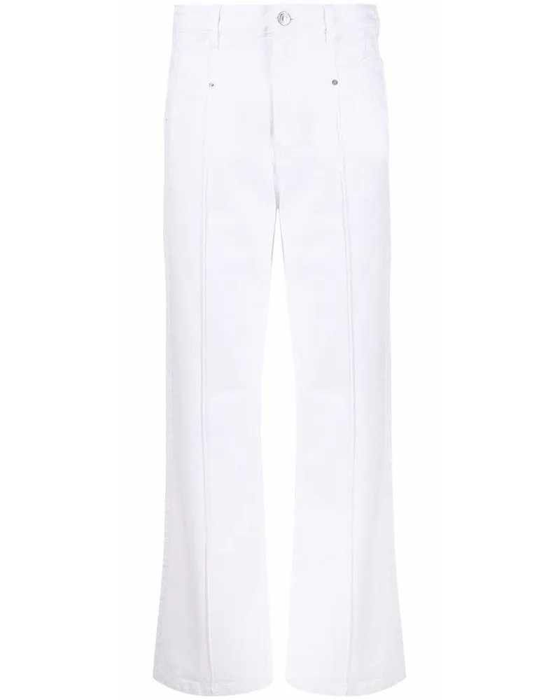 Isabel Marant Hose mit geradem Bein - Weiß Weiß