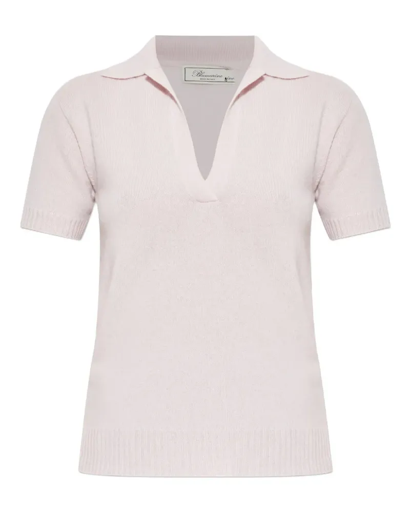 Blumarine V-neck T-shirt - Rosa Rosa